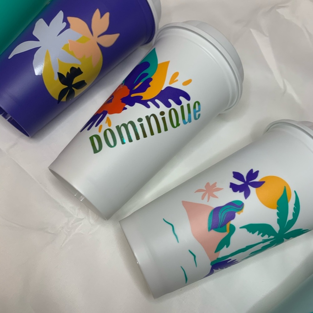 Summer Coffee Travel Cups